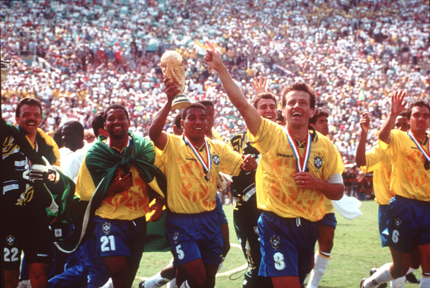 1994: Brazil wins record fourth World Cup soccer title